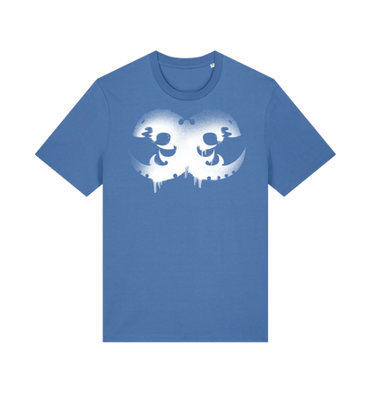 Bright Blue Printed T-shirt Front