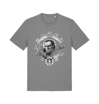 Mid Heather Grey Printed T-shirt