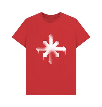 Red Chaos Graffiti Insignia T Shirt