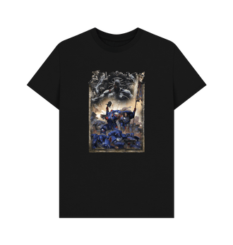 Black Premium Space Marines Crimson Fists T Shirt