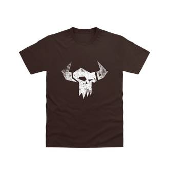 Dark Chocolate Orks Battleworn Insignia T Shirt