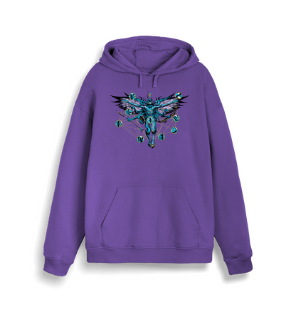 Purple Love Printed Sweater Front