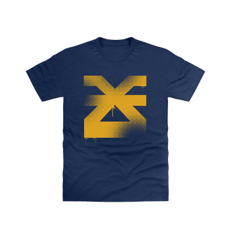 Navy Blades of Khorne Graffiti Insignia T Shirt