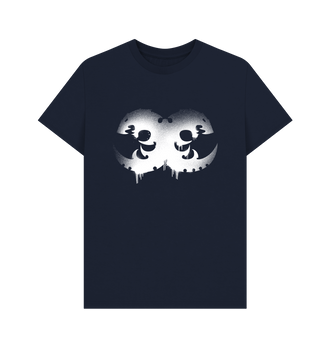 Navy Blue Tyranids Graffiti Insignia T Shirt