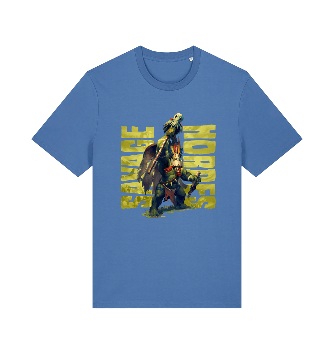 Bright Blue Printed T-shirt