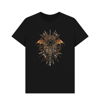 Black Premium Warhammer The Old World Warriors of Chaos Crest T Shirt