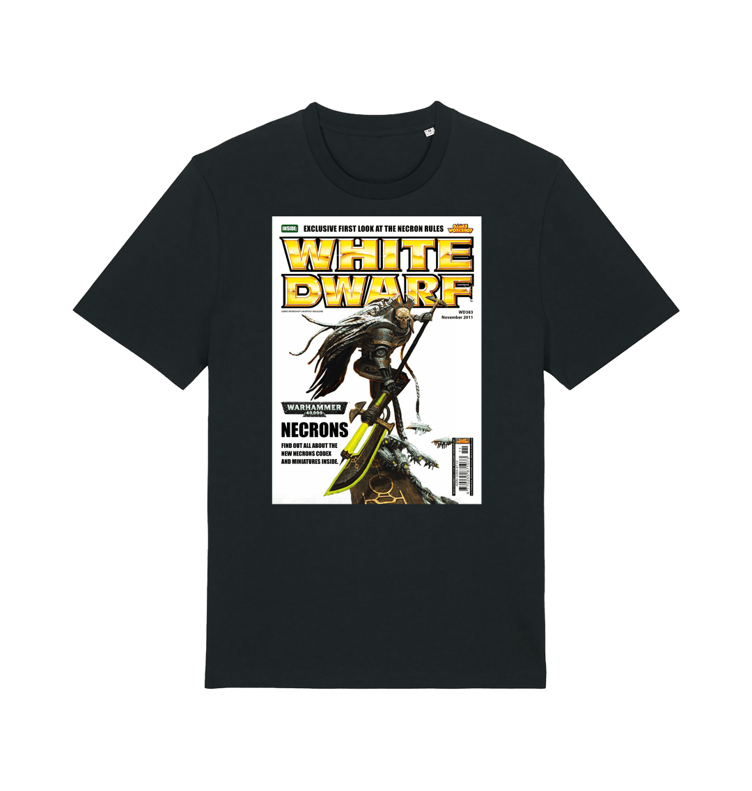 Black Printed T-shirt Front