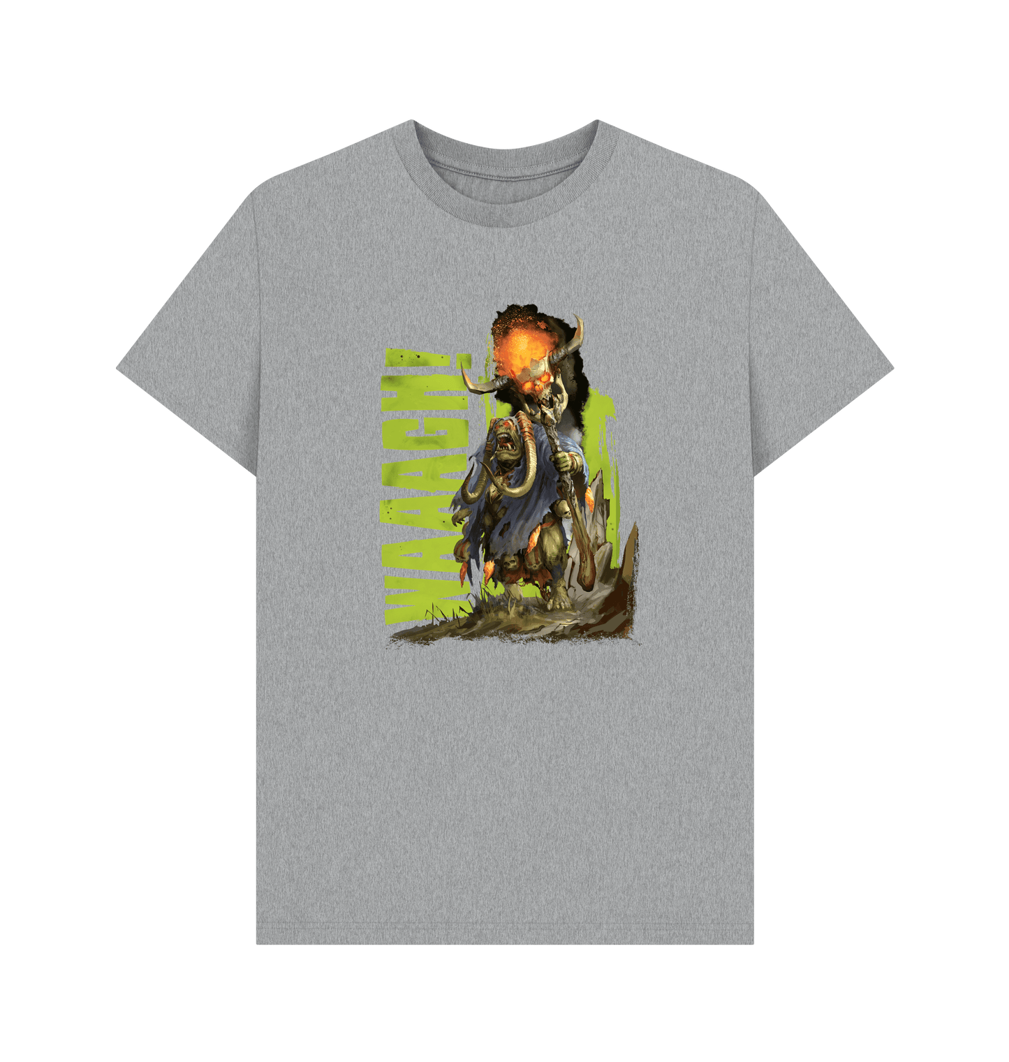 Athletic Grey Premium Orruk Warclans Weirdnob Shaman T Shirt