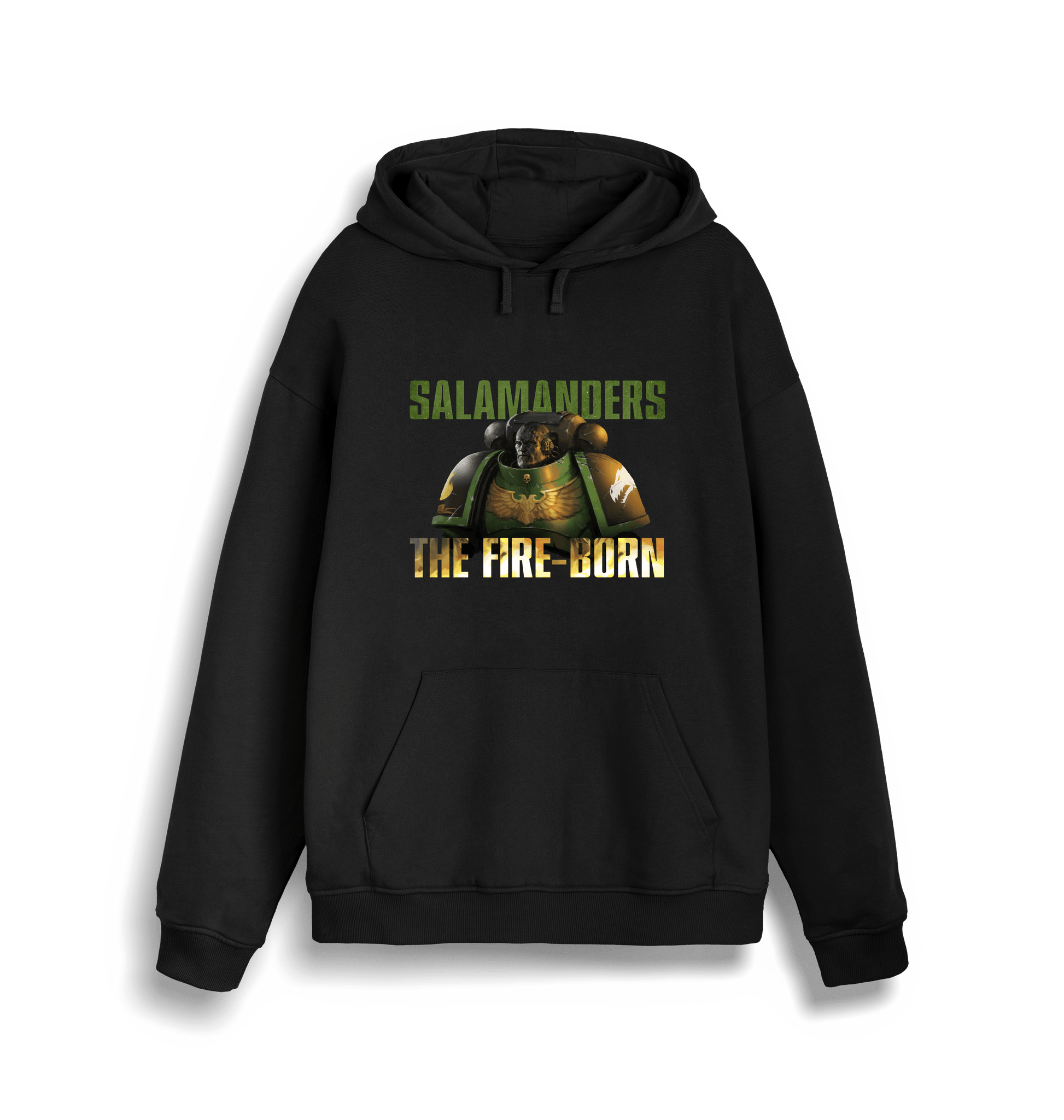 Black Printed Sweater Front