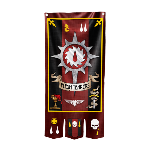 Warhammer 40,000: Flesh Tearers 2nd Company Banner - Preorder
