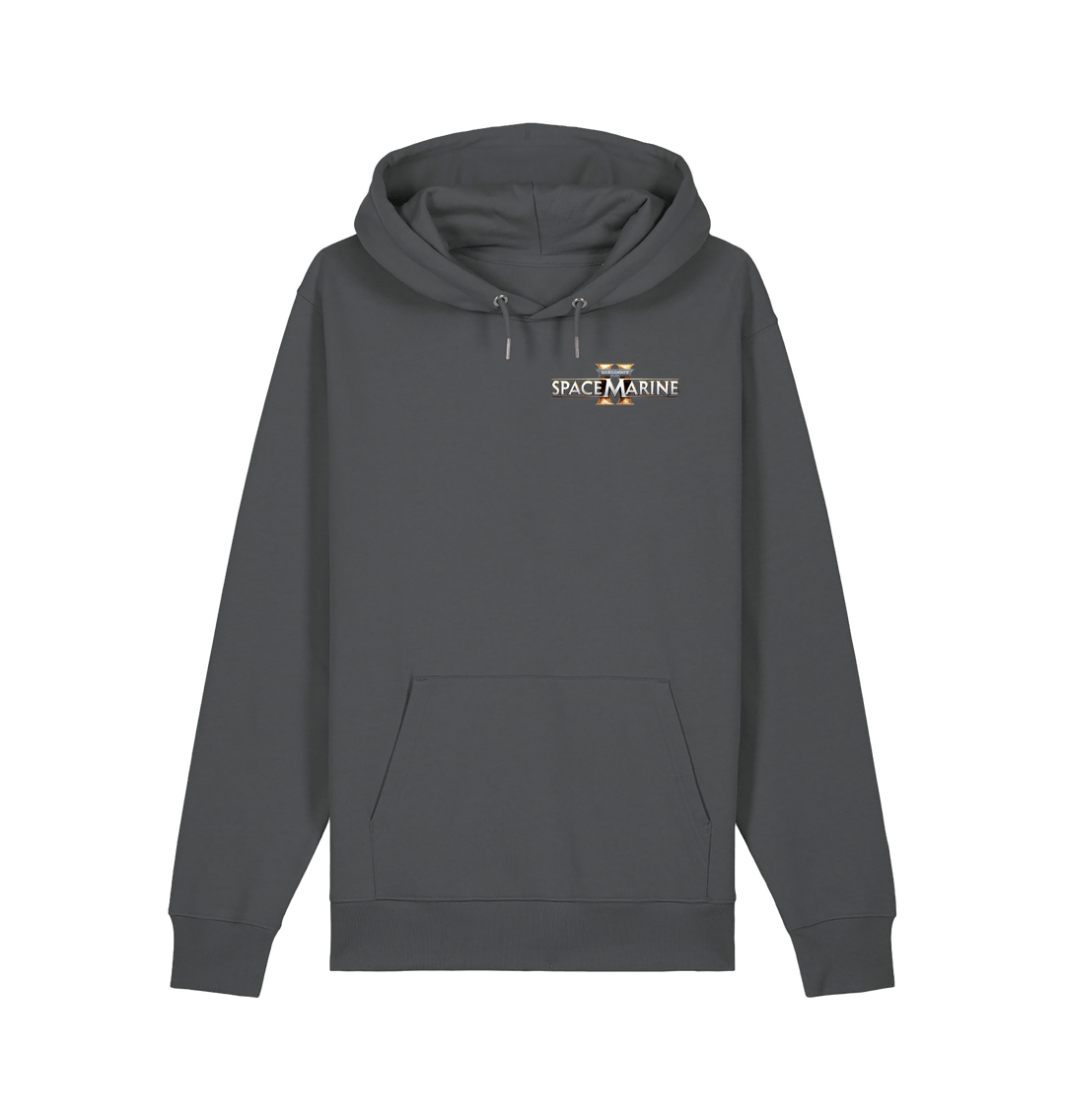 Anthracite Premium Warhammer 40,000: Space Marine 2 Skull Halo Hoodie