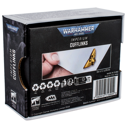 Warhammer 40,000: Imperium Cufflinks