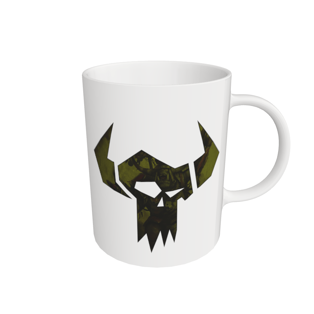 White Mug Front