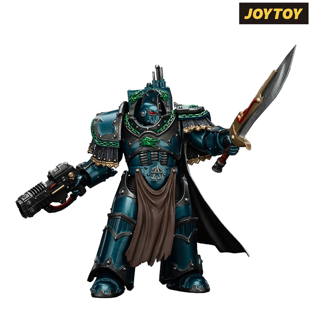 JoyToy Warhammer The Horus Heresy Action Figure - Alpha Legion, Legion Praetor in Cataphractii Terminator Armour (1/18 Scale) Preorder