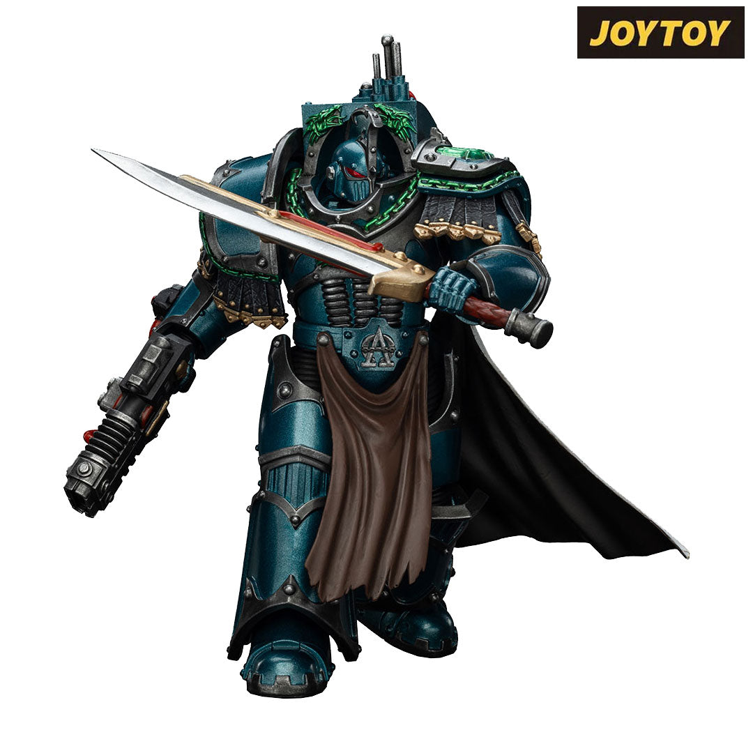 JoyToy Warhammer The Horus Heresy Action Figure - Alpha Legion, Legion Praetor in Cataphractii Terminator Armour (1/18 Scale) Preorder