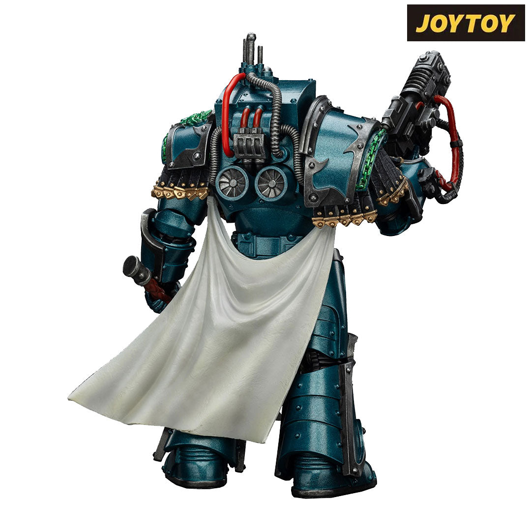 JoyToy Warhammer The Horus Heresy Action Figure - Alpha Legion, Legion Praetor in Cataphractii Terminator Armour (1/18 Scale) Preorder