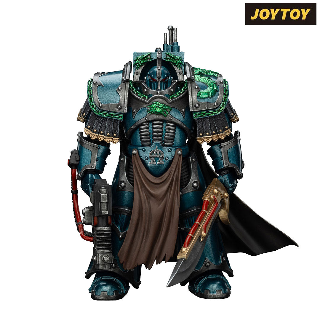 JoyToy Warhammer The Horus Heresy Action Figure - Alpha Legion, Legion Praetor in Cataphractii Terminator Armour (1/18 Scale) Preorder