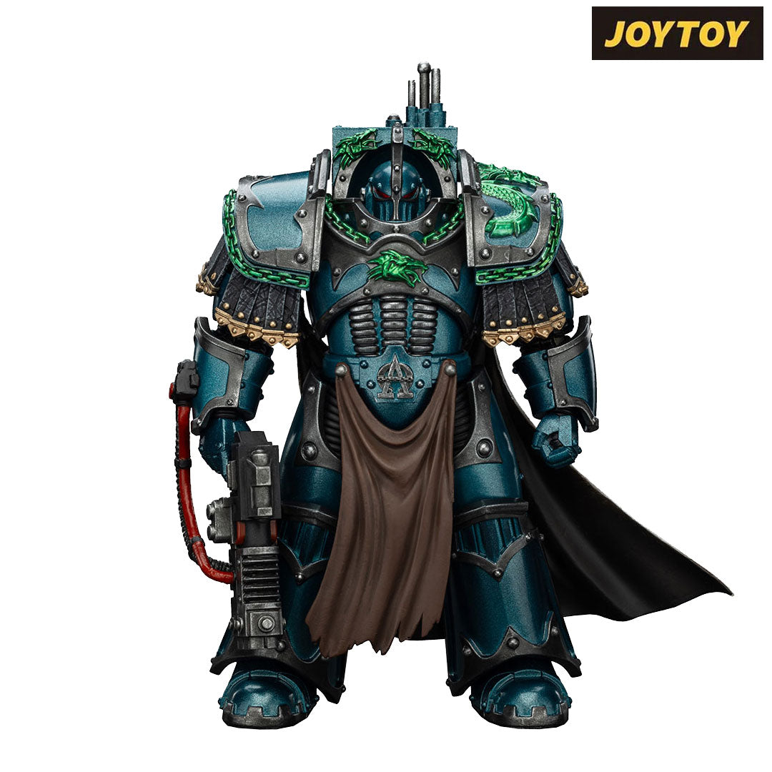 JoyToy Warhammer The Horus Heresy Action Figure - Alpha Legion, Legion Praetor in Cataphractii Terminator Armour (1/18 Scale) Preorder