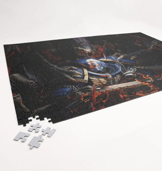 Warhammer 40,000: Space Marine 2 Lieutenant Titus Art 1000 Piece Jigsaw Puzzle