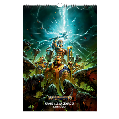 Warhammer Age of Sigmar Grand Alliance Order 2026 Calendar