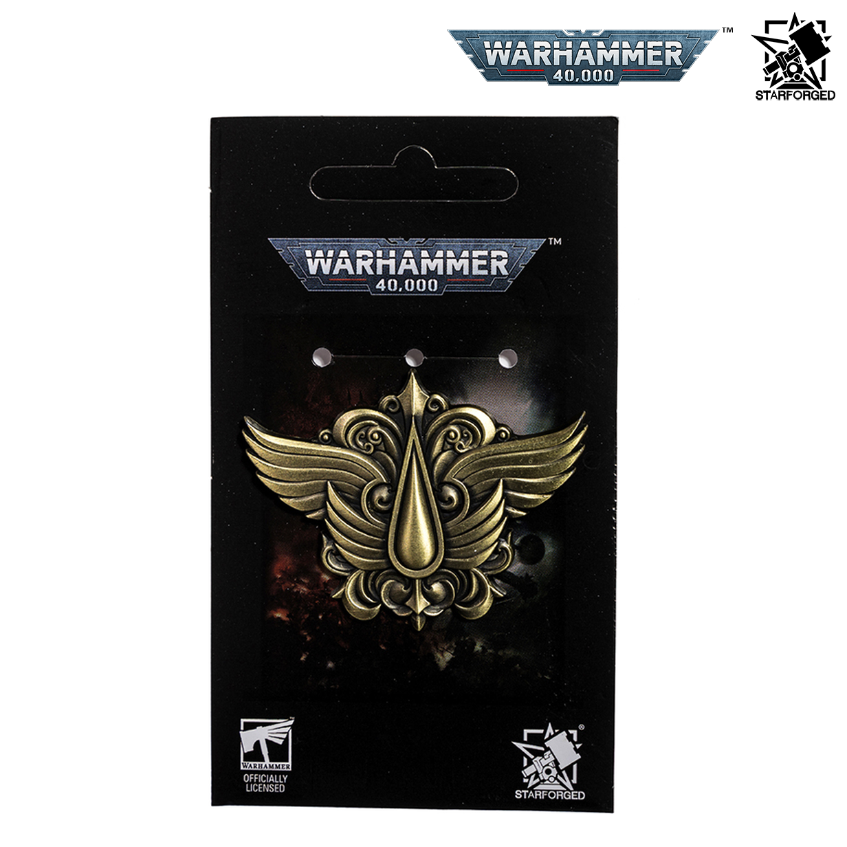 Starforged Warhammer 40,000 Chapter Icon Pin Badge - Blood Angels