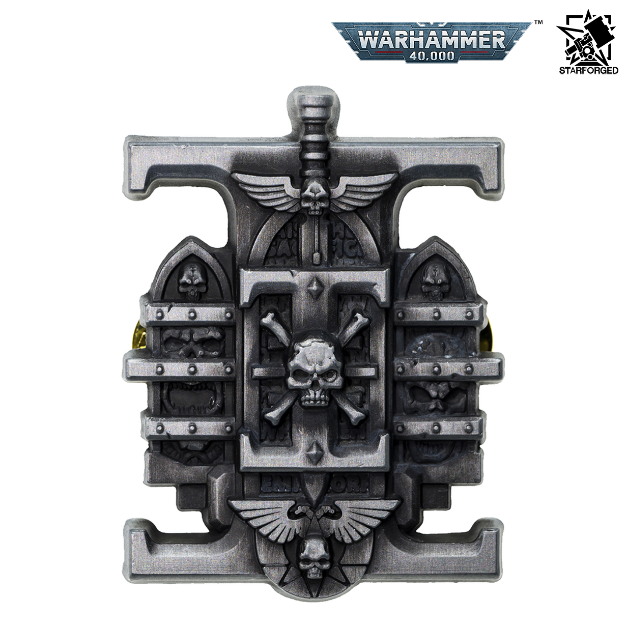 Starforged Warhammer 40,000 Chapter Icon Pin Badge - Deathwatch