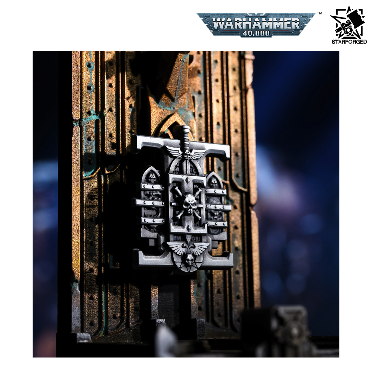 Starforged Warhammer 40,000 Chapter Icon Pin Badge - Deathwatch
