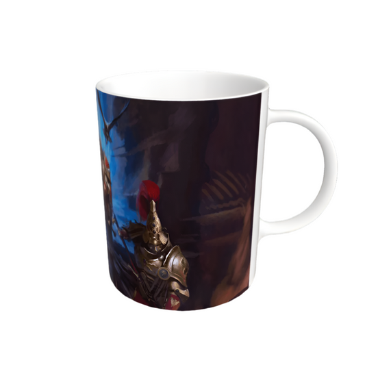 White Adeptus Custodes Battle Mug
