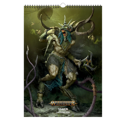 Warhammer Age of Sigmar Skaven 2026 Calendar