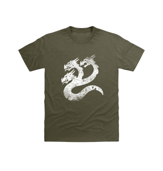 Military Green Alpha Legion Battleworn Insignia T Shirt