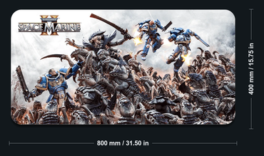 Warhammer 40,000: Space Marine 2 Large Gaming Mat.