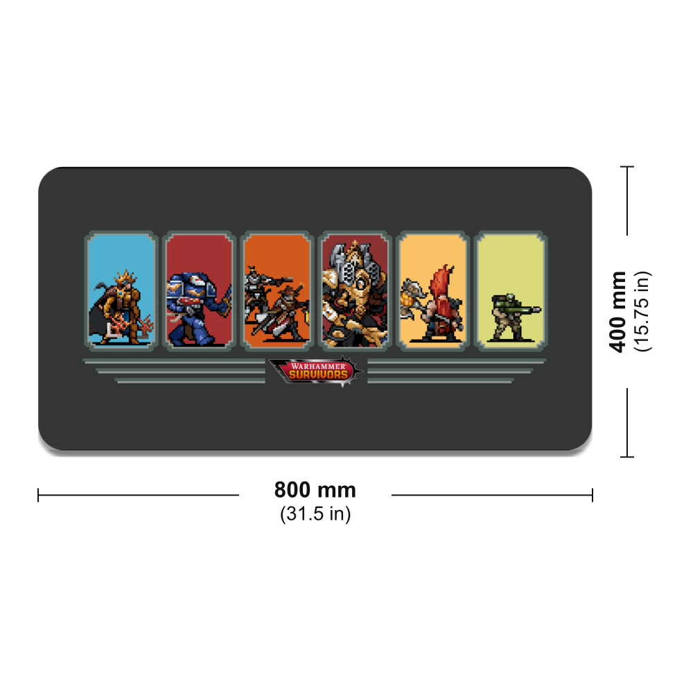 Warhammer Survivors: Heroes Large Gaming Mat