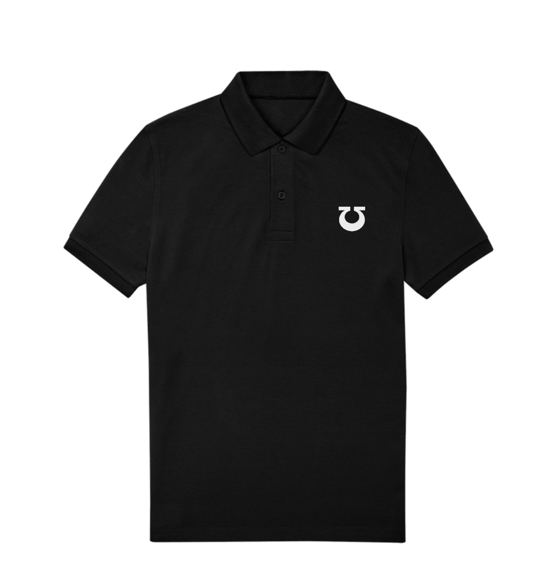 Black Polo Shirt Front