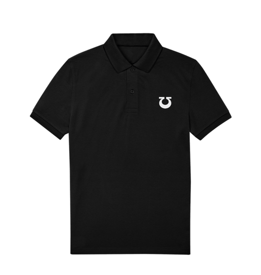 Black Polo Shirt Front