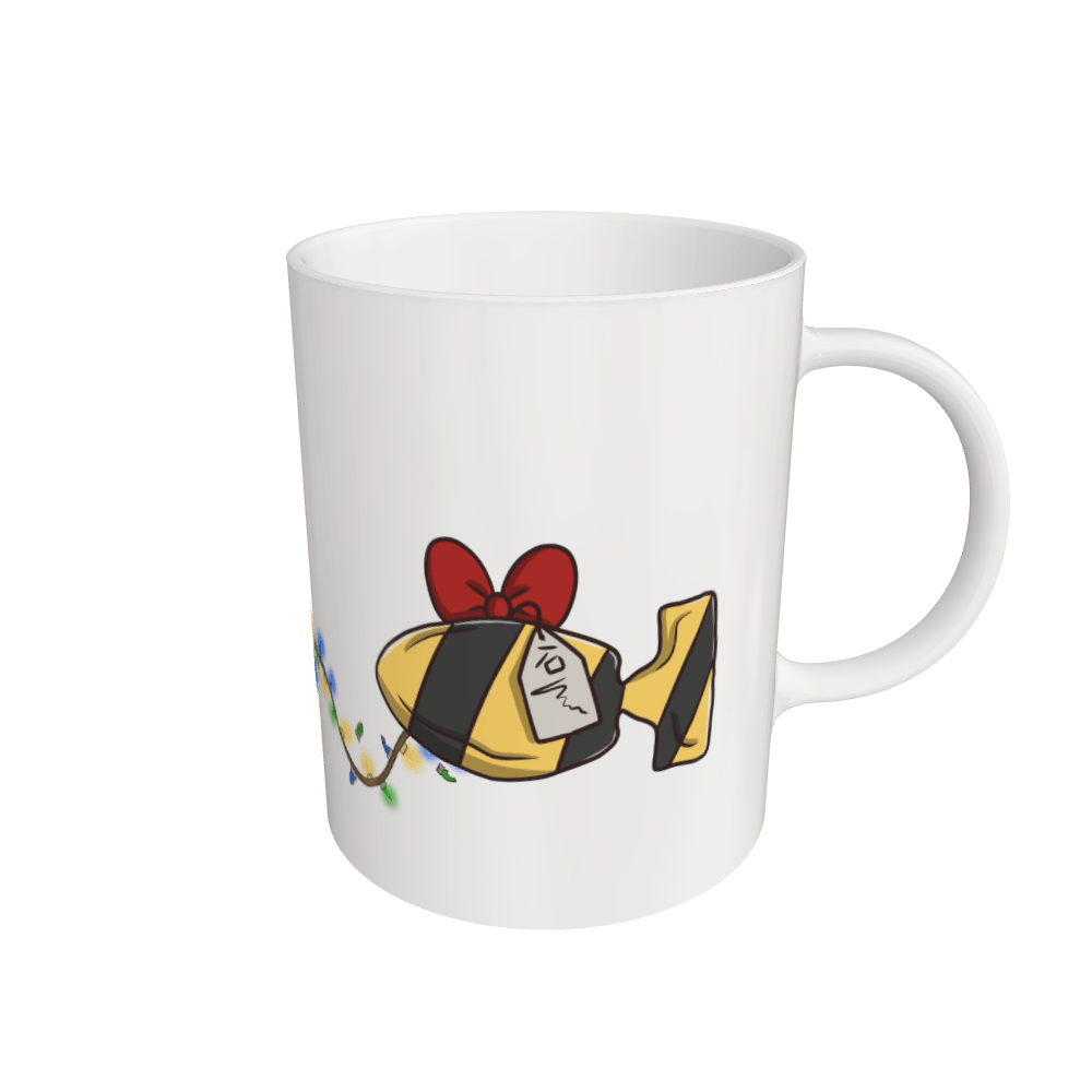 White Red Gobbo Mug