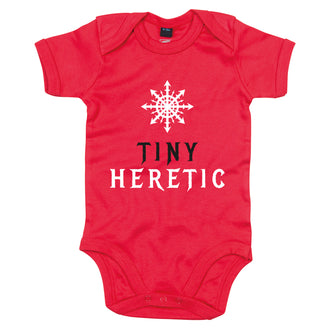 Tiny Heretic Red Short Sleeved Baby Bodysuit