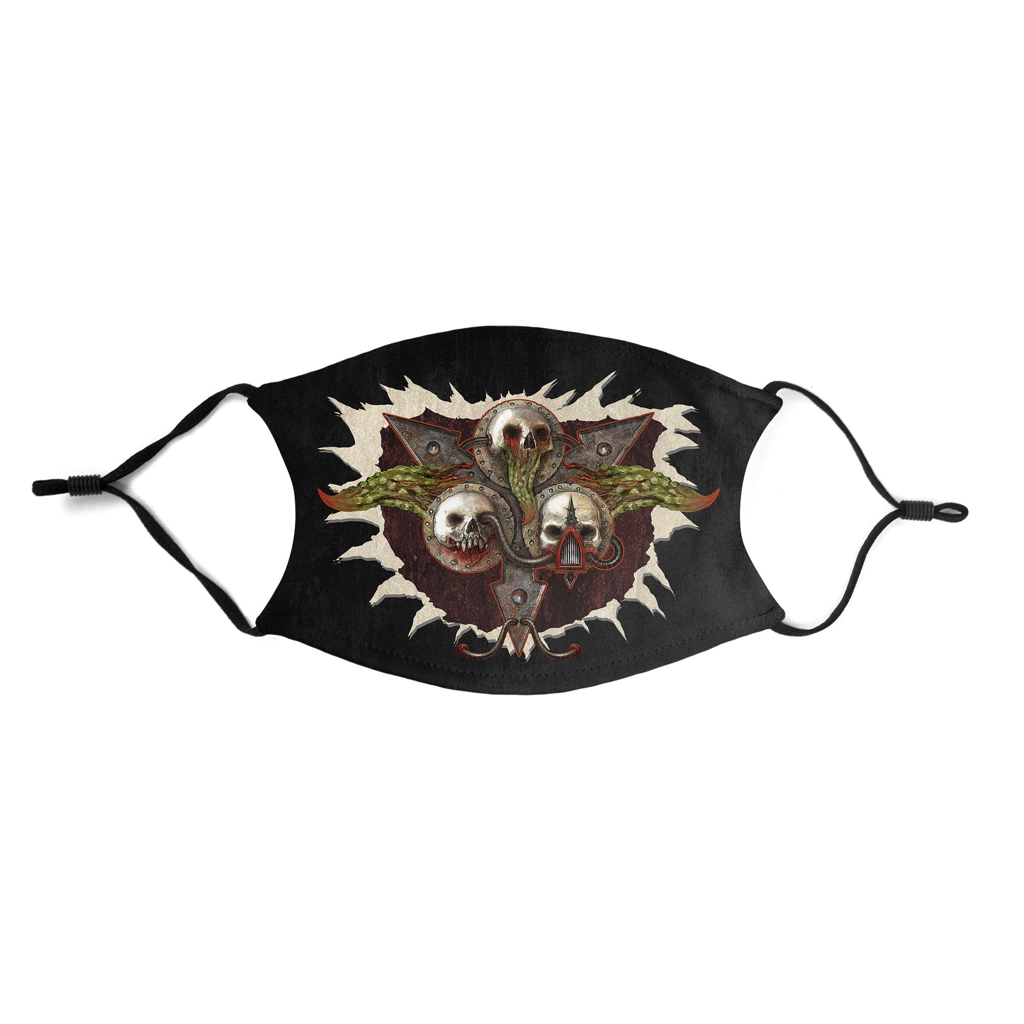 Death Guard Icon Burst Adult Face Mask | MERCH.WARHAMMER.COM