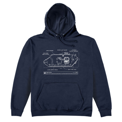 Ultramarines Land Raider Hoodie