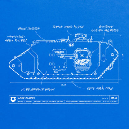 Ultramarines Land Raider Hoodie