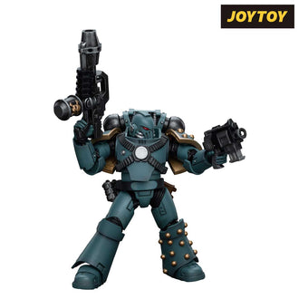 JoyToy Warhammer The Horus Heresy Action Figure - Sons of Horus, Legion MKIV Tactical Squad Legionary with Flamer (1/18 Scale) Preorder