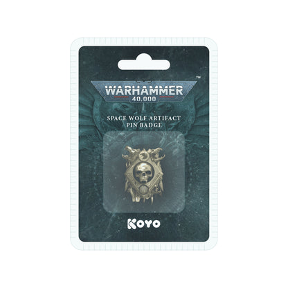 Warhammer 40,000 Space Wolf Artifact Pin Badge