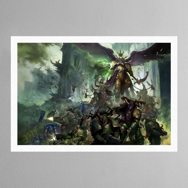 Mortarion Daemon Primarch of Nurgle Landscape Print