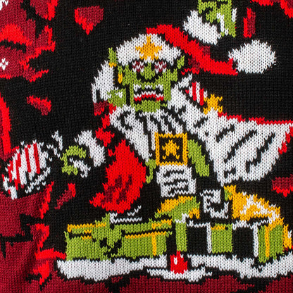 Warhammer 40,000: Armed and Dangerous Red Gobbo Christmas Jumper