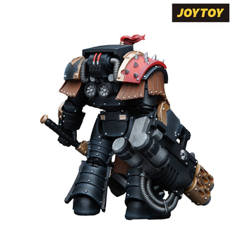 JoyToy Warhammer The Horus Heresy Action Figure - Sons of Horus Justaerin Terminator Squad, Justaerin with Multi-melta and Power Maul (1/18 Scale) Preorder