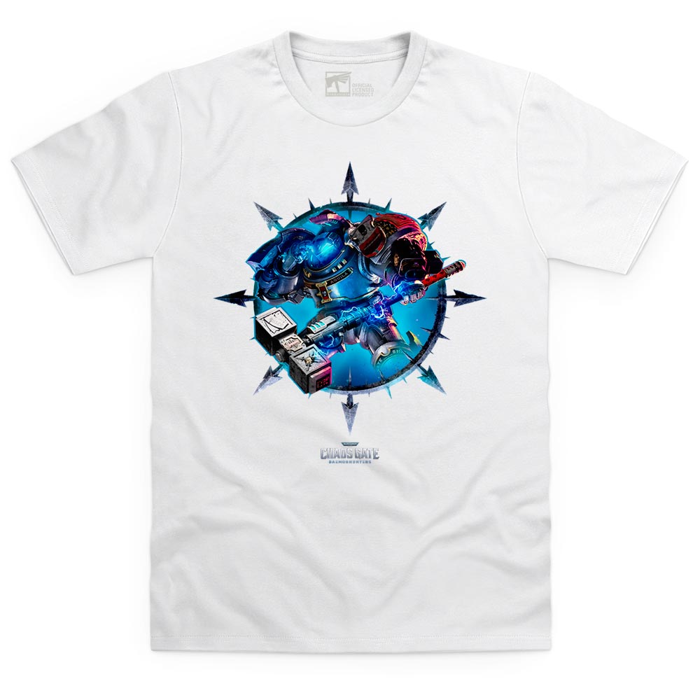 Warhammer 40,000: Chaos Gate - Daemonhunters White Alt T Shirt – MERCH ...