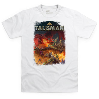 Talisman Artwork White T Shirt