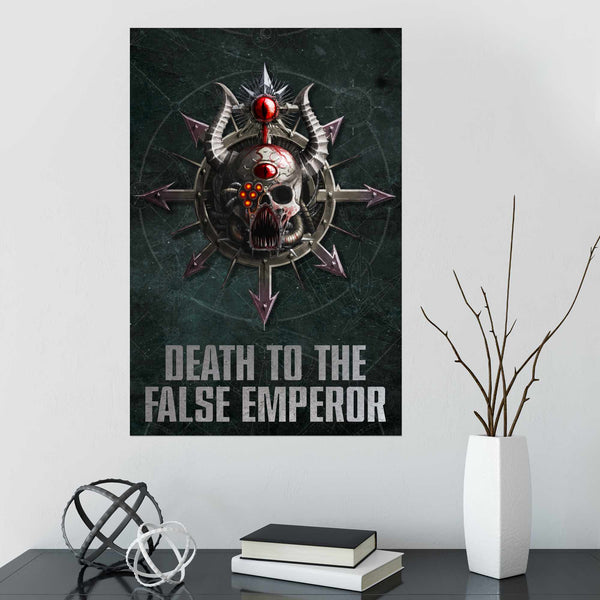 Death to the False Emperor Poster | MERCH.WARHAMMER.COM