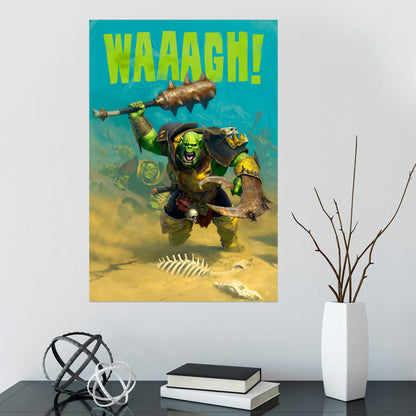 Orruk Warclans Ironjawz Slogan Poster