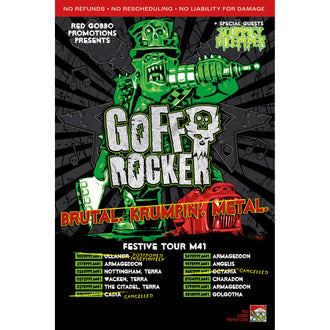 Goff Rocker Festive Tour Poster
